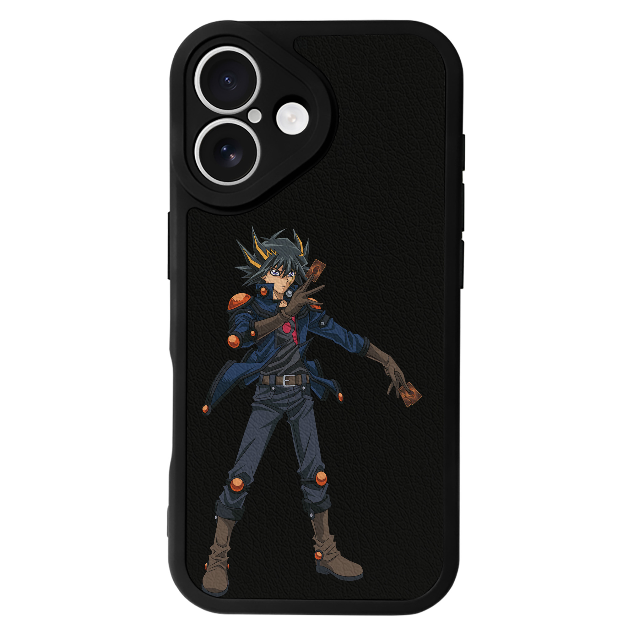 遊☆戯☆王 Yu-Gi-Oh! 【iPhone 16シリーズ対応】シリコンスマホケース（レザー調） 材質：シリコン
